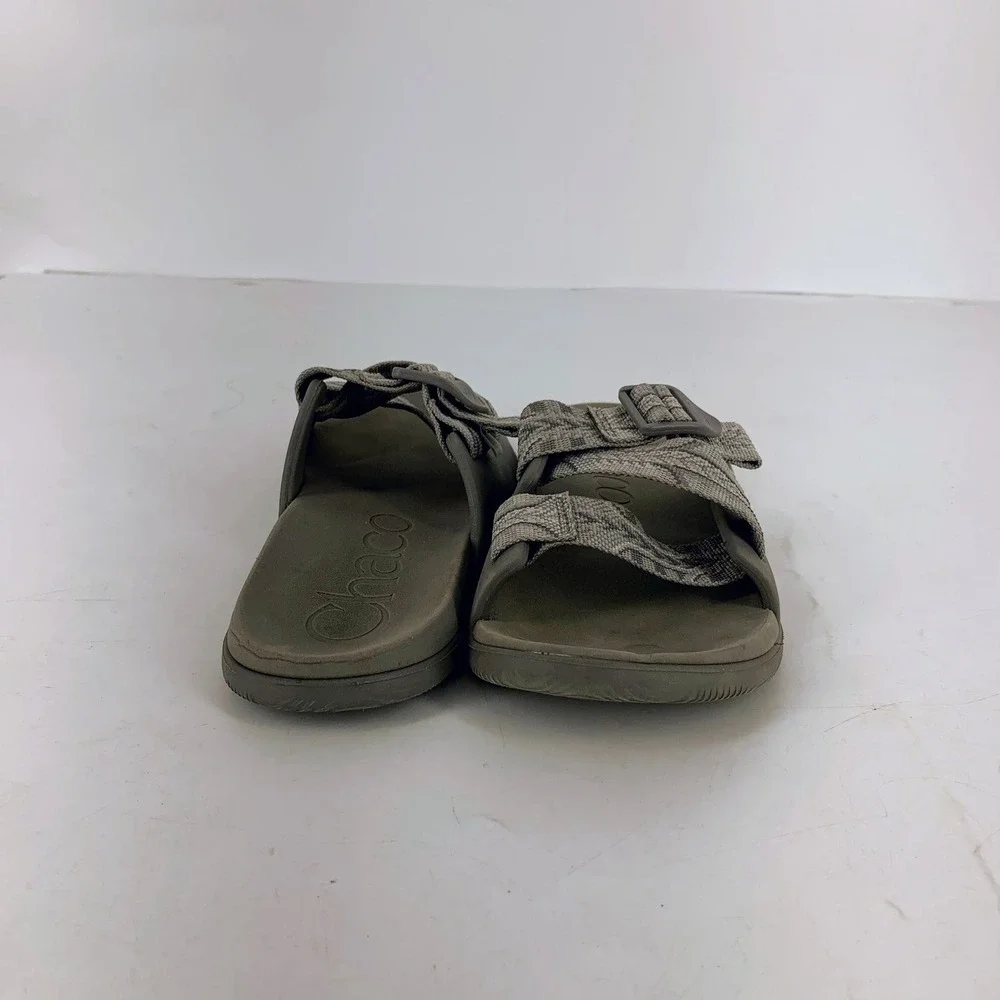 Chaco Chillos Slide Sandals Womens 7 Olive Green Adjustable‎ Strap J106846